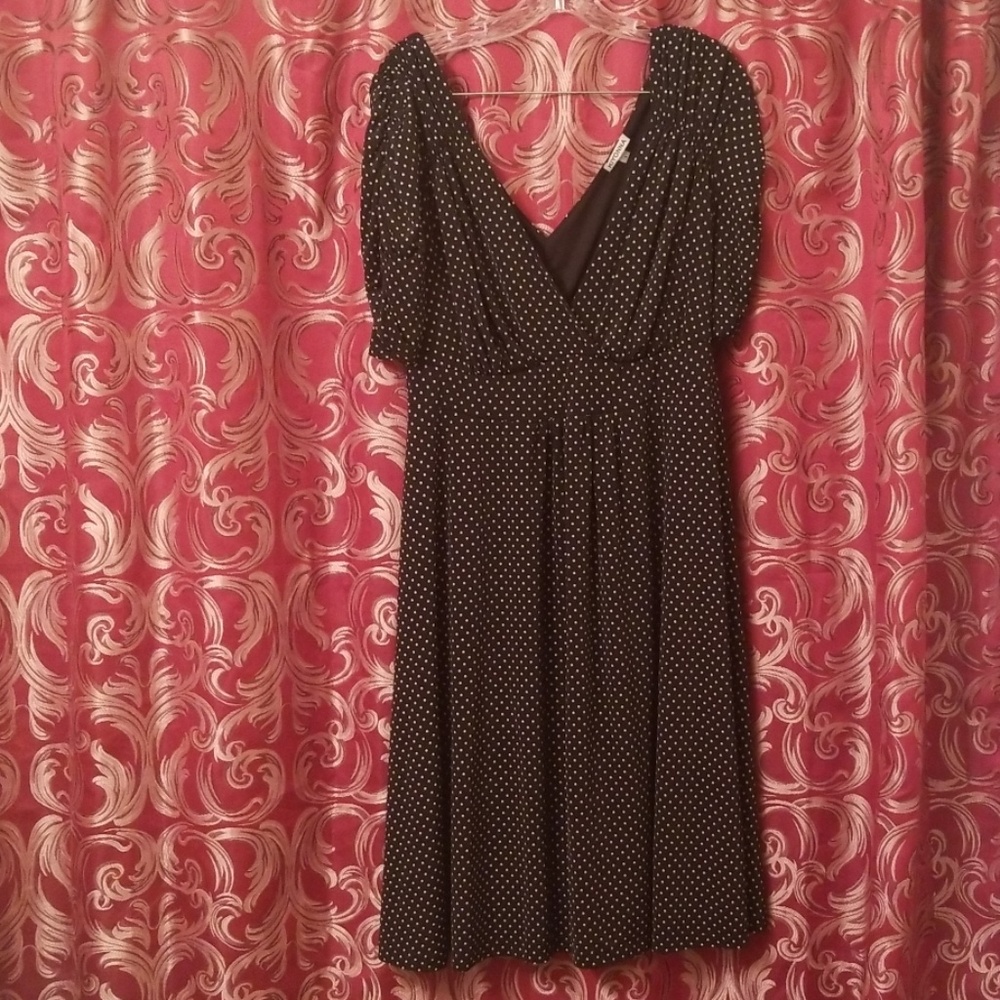 Kiyonna polka dot swing dress
